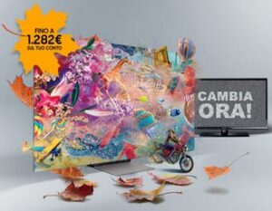 Scopri di più sull'articolo Fino a 1.282 euro di valutazione sul tuo vecchio TV, anche di altra marca, se acquisti un nuovo TV Samsung