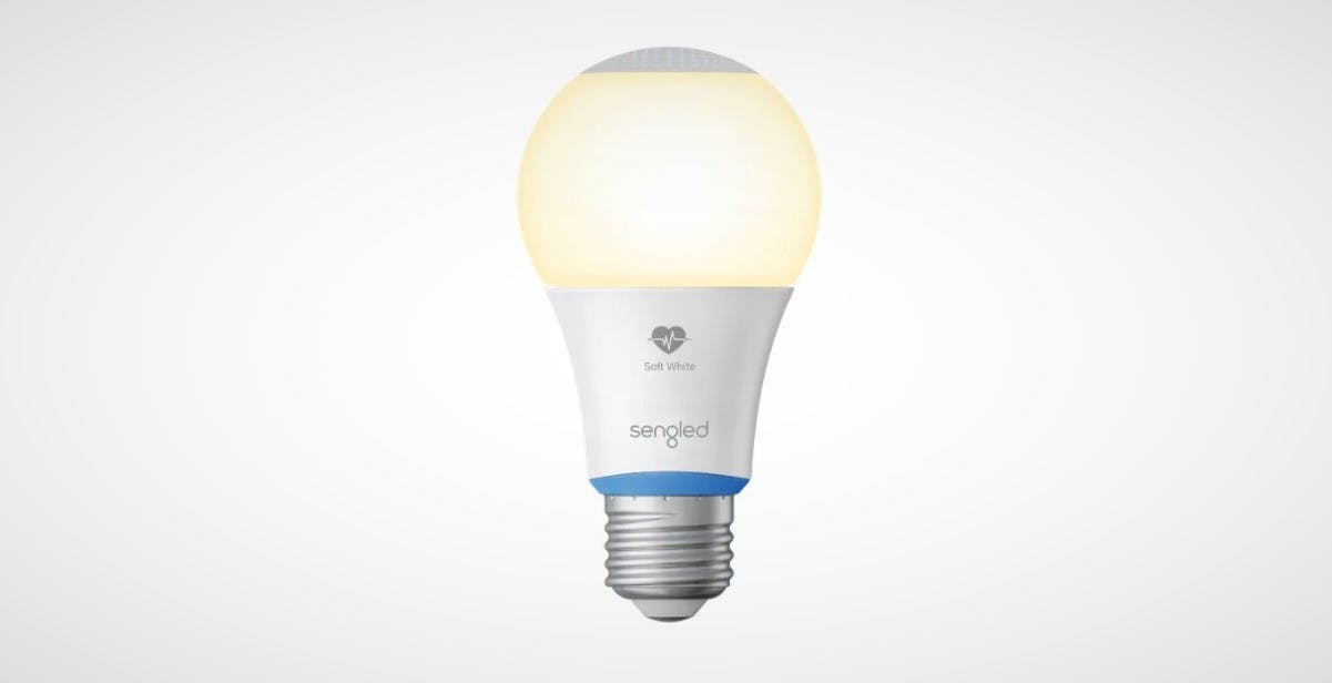 Questa lampadina smart riesce a misurare la temperatura corporea, la frequenza cardiaca e la qualità del sonno